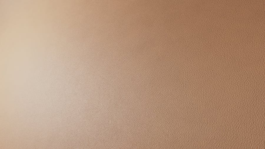 Milled Cowhide Leather Texture, Tan