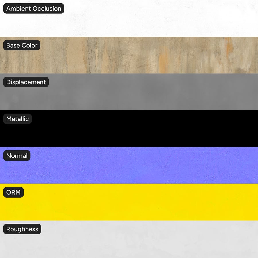 Textura de gesso antigo com infiltrações, bege deserto