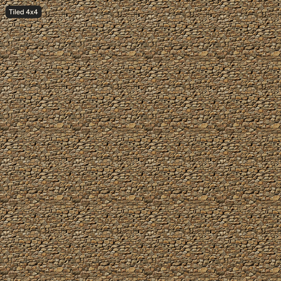 Muurtextuur van oude puinsteen, geel