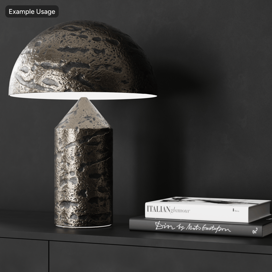 Gegoten bronzen metallic textuur