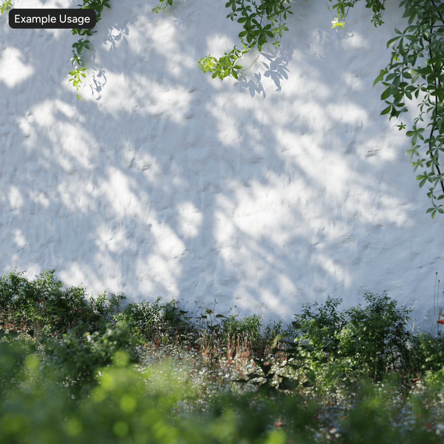 Kết cấu tường thạch cao sơn nhám, màu trắng