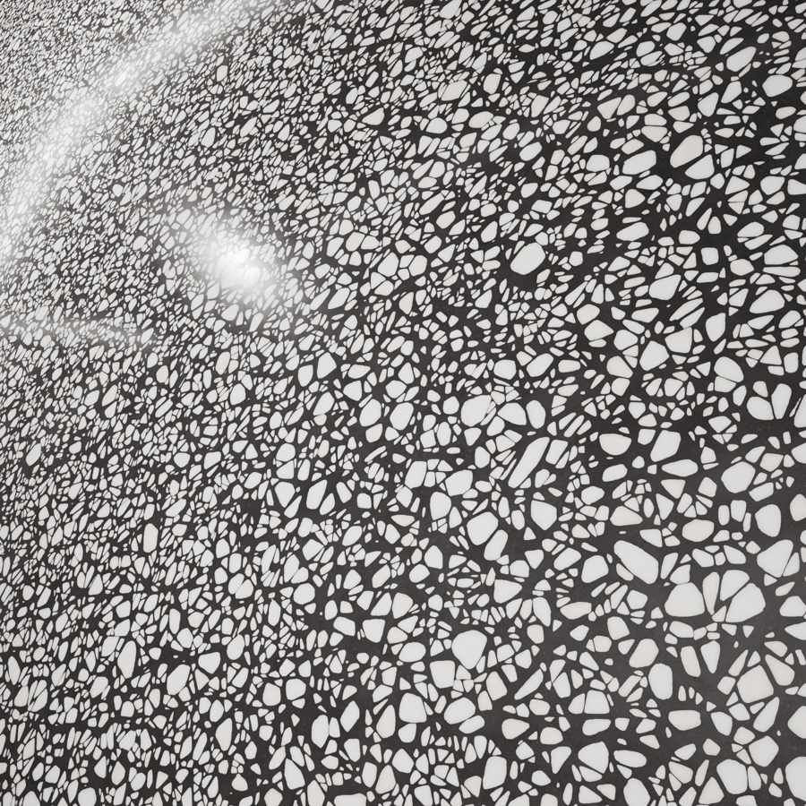 Textura Palladiana Dalmatian Terrazzo, Preto
