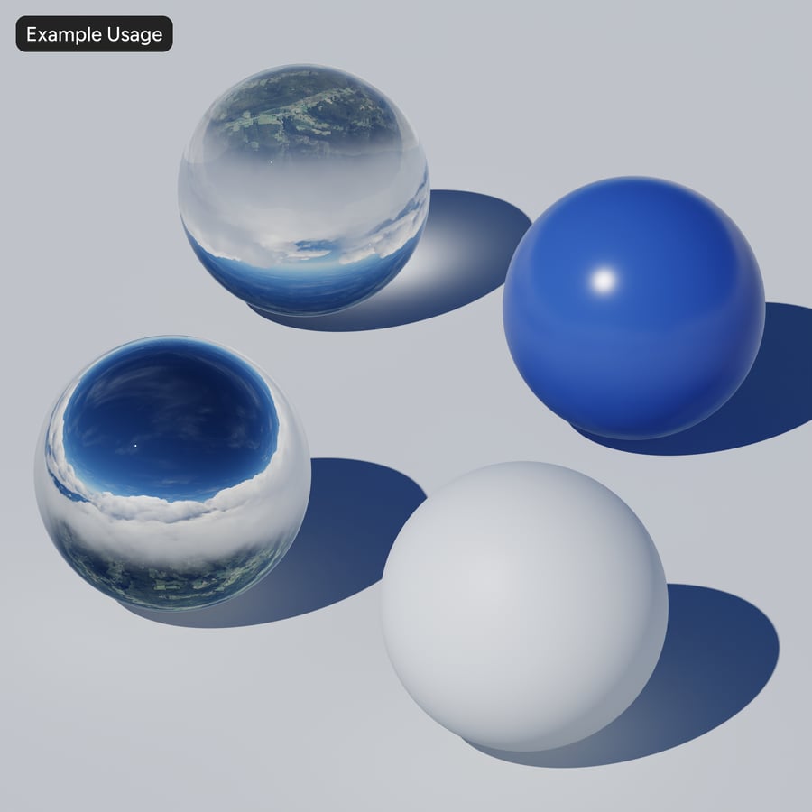 高空多云环境 HDRI