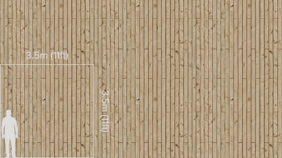 Natural Wood Flooring Texture, Pale Blonde