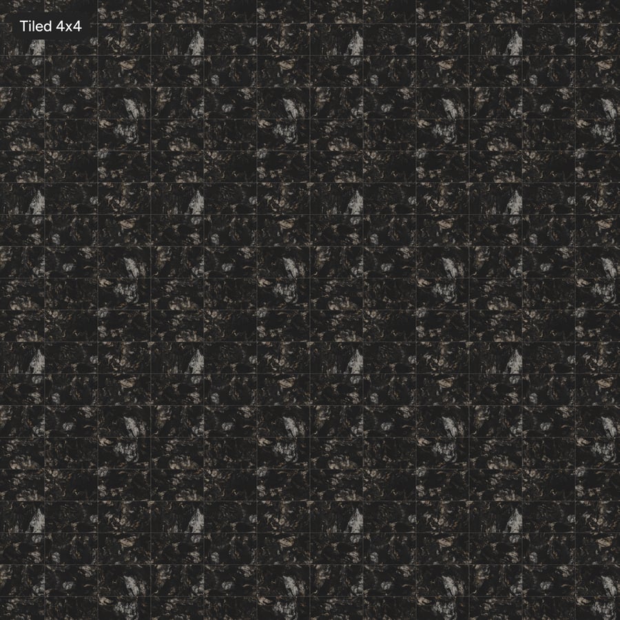 Textura de azulejo retangular em granito mate, preto