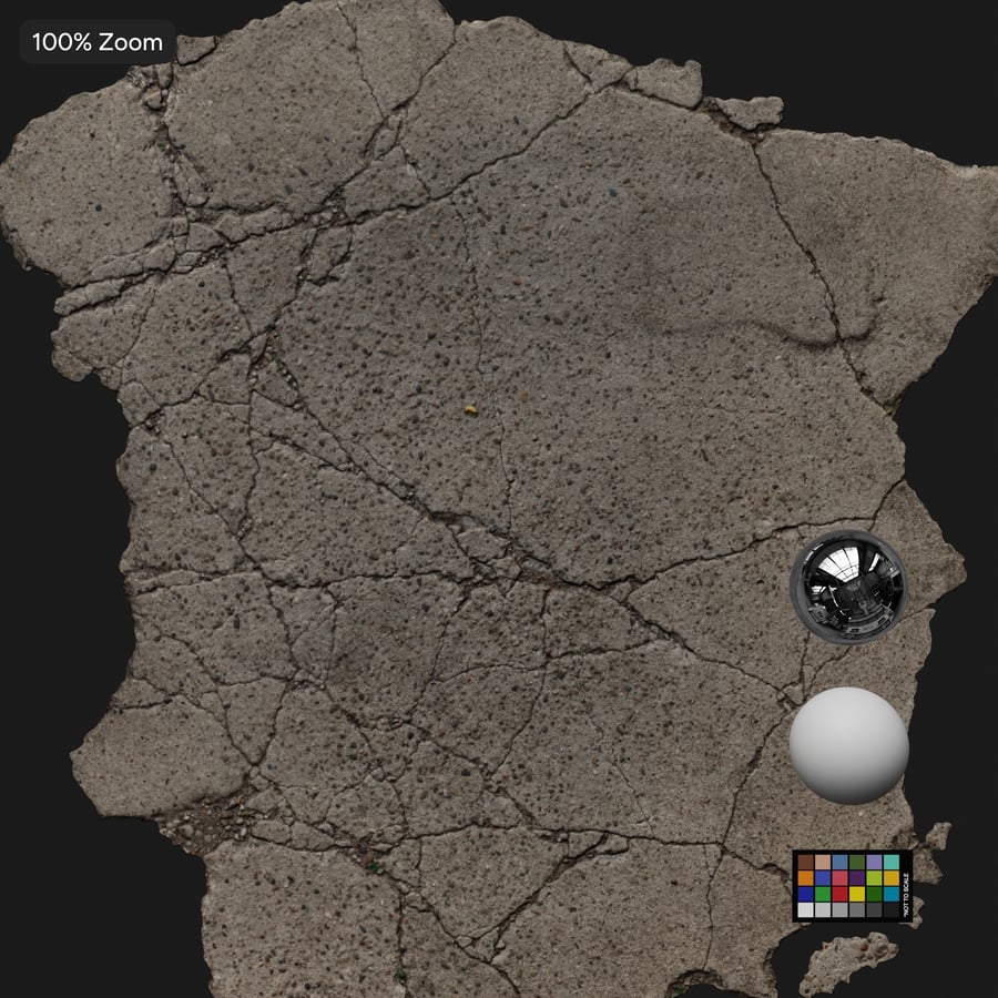 Road Repair Patch Texture Atlas