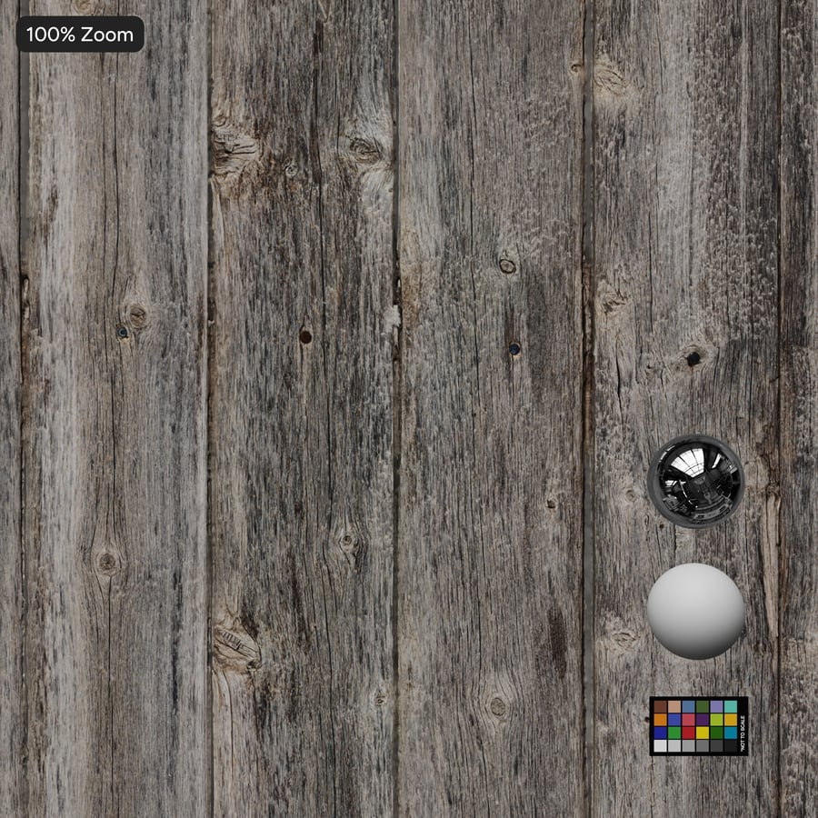 Weathered Vertical Timber Board Cladding Texture, Driftwood Grey