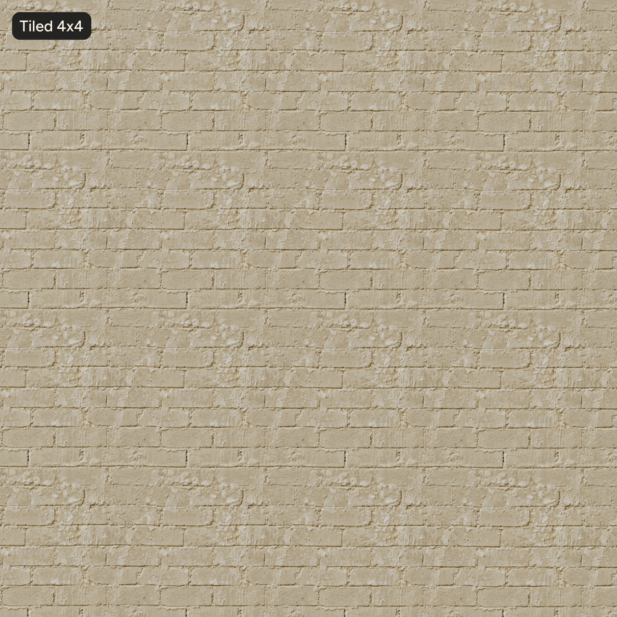 Oude ruwe bakstenen muurtextuur, beige