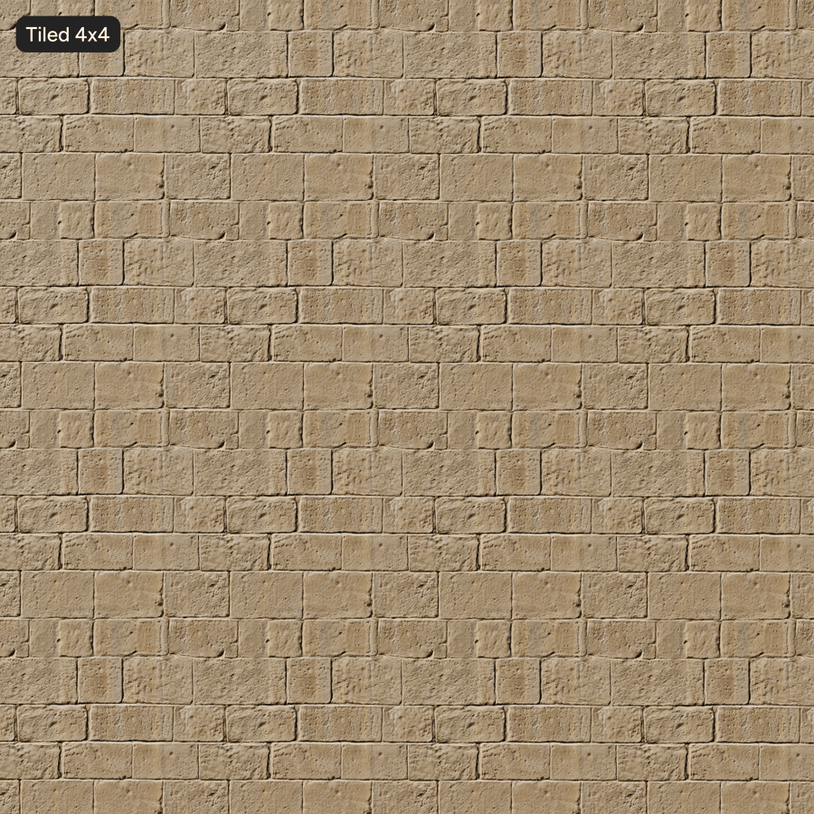 Rough Sandstone Stone Block Wall Texture