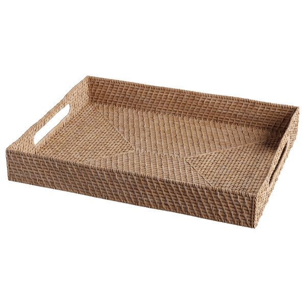 Rattan Tray Model, Natural