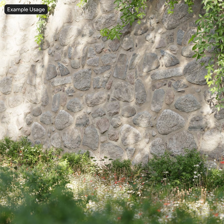 Stara mieszana tekstura kamiennej ściany z gruzu