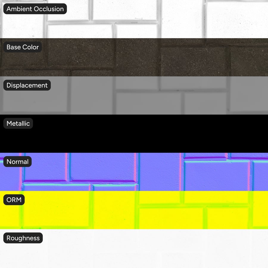 Textura de muro de contenção em blocos de betão em espinha