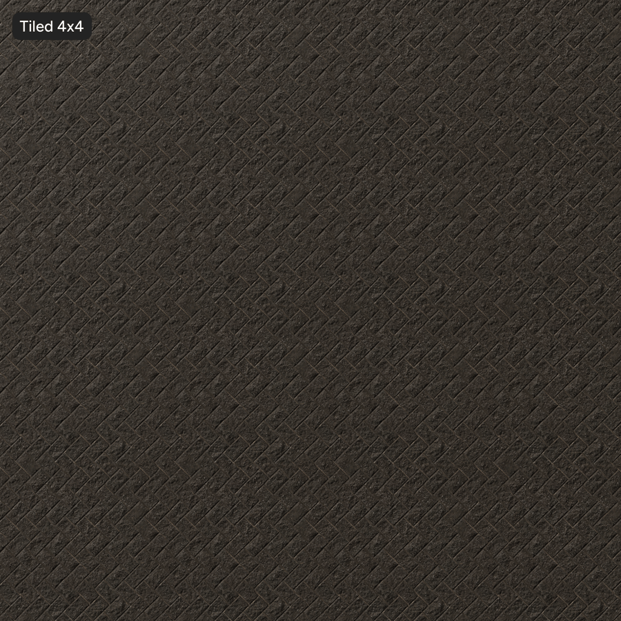 Texture de mur de soutènement à chevrons en granulats