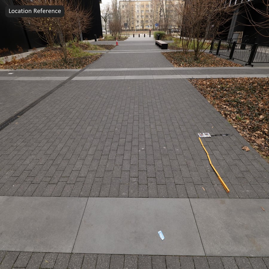 Rough Aggregate Stone Paver Texture, Dark Gray