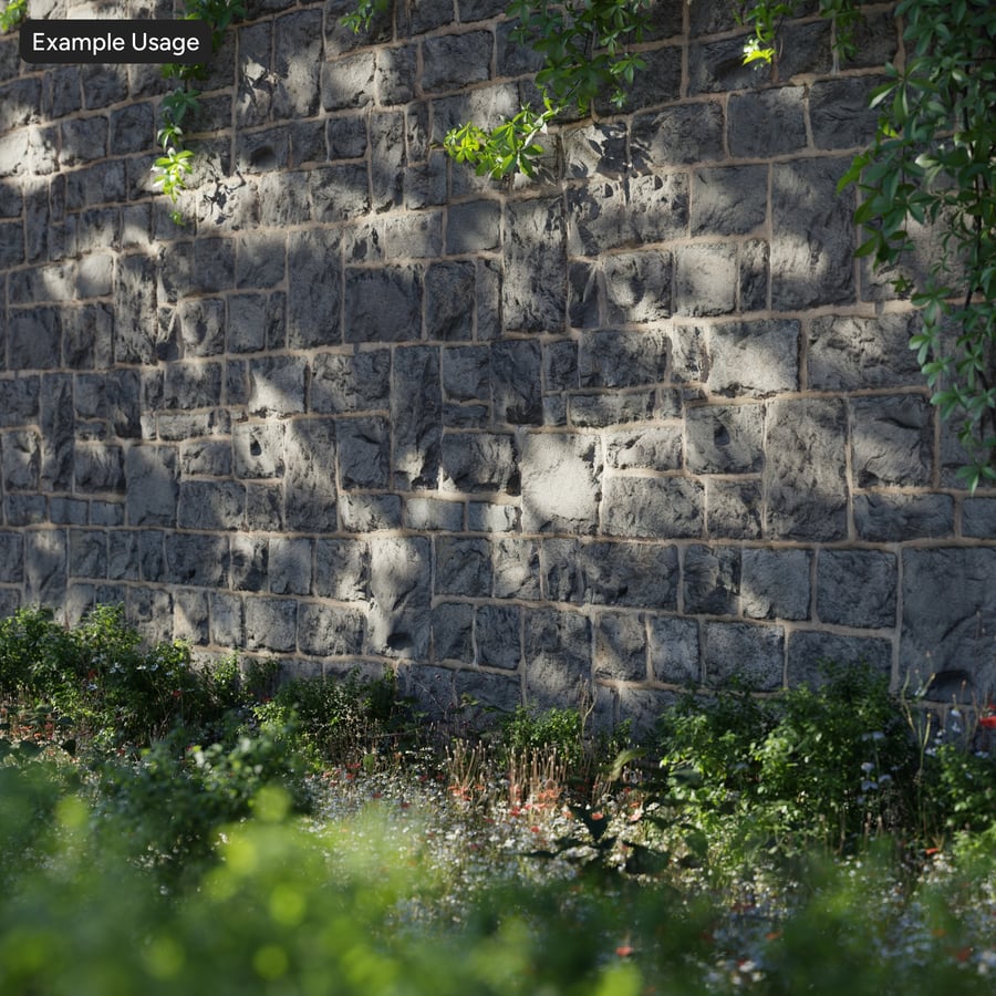 Verwitterte Rubbelstein-Mauertextur