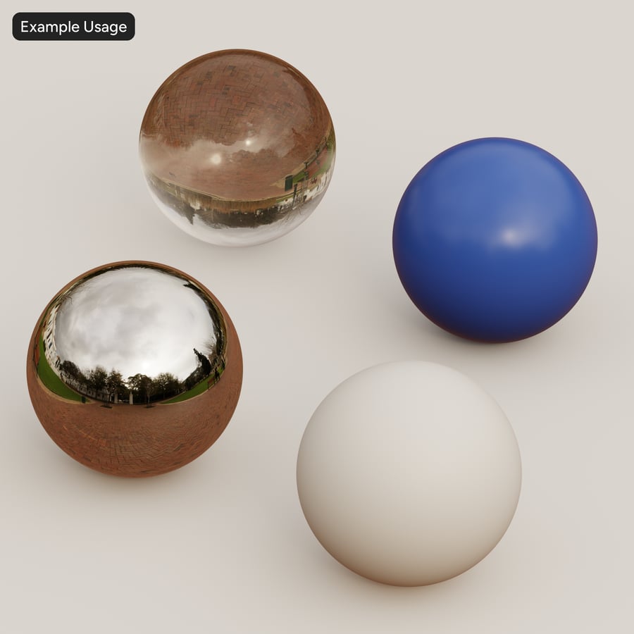 Bulutlu Dinlenme Parkı Ortamı HDRI