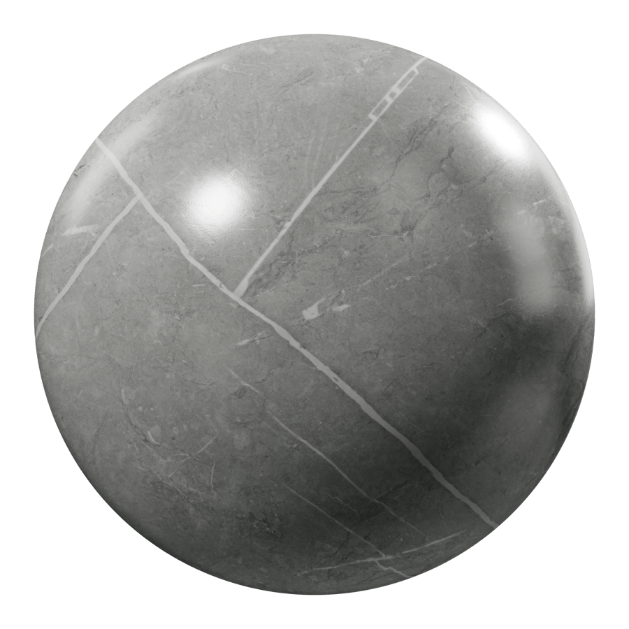 Polished Marble Slab Stone Texture, Dark Grey