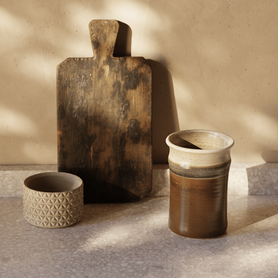 Vaso de cerâmica pintado Modelo