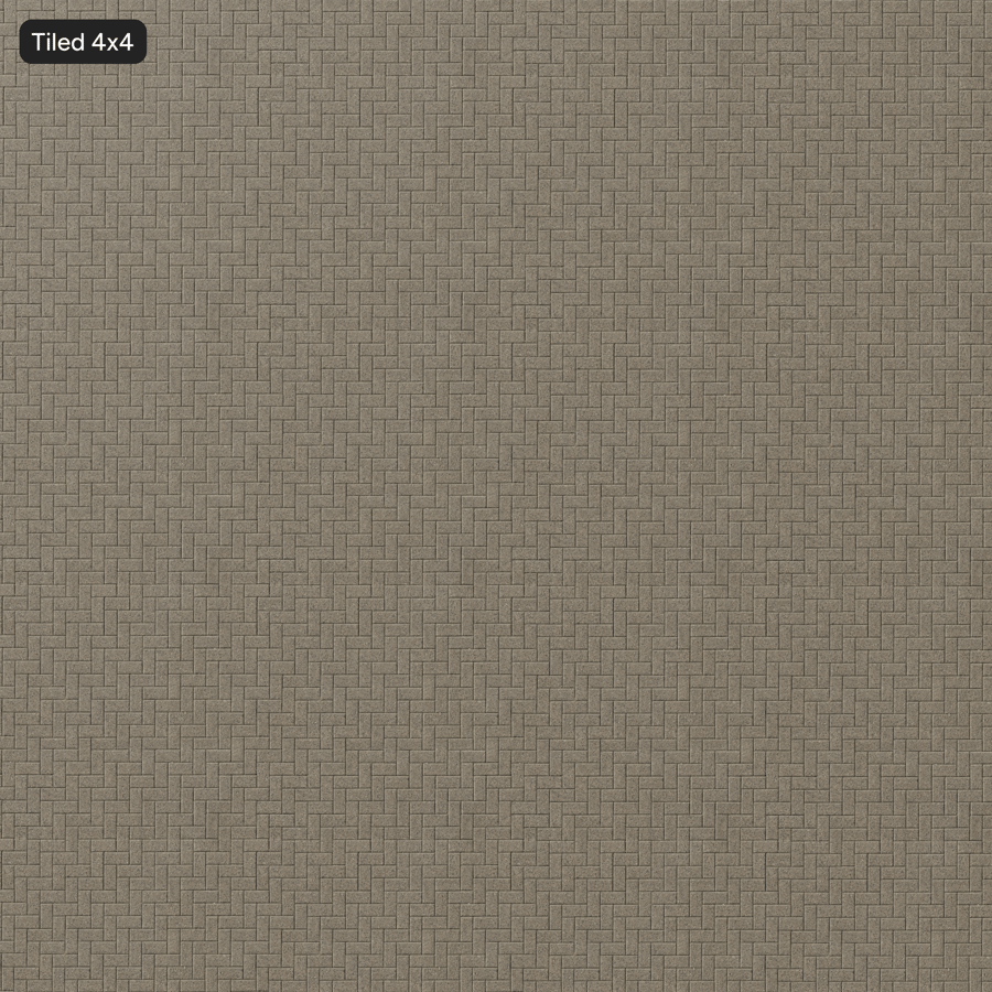 Basketweave Concrete Paver Texture, Mid Grey