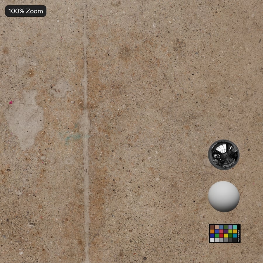 Bubbled Polished Concrete Floor Texture, Beige