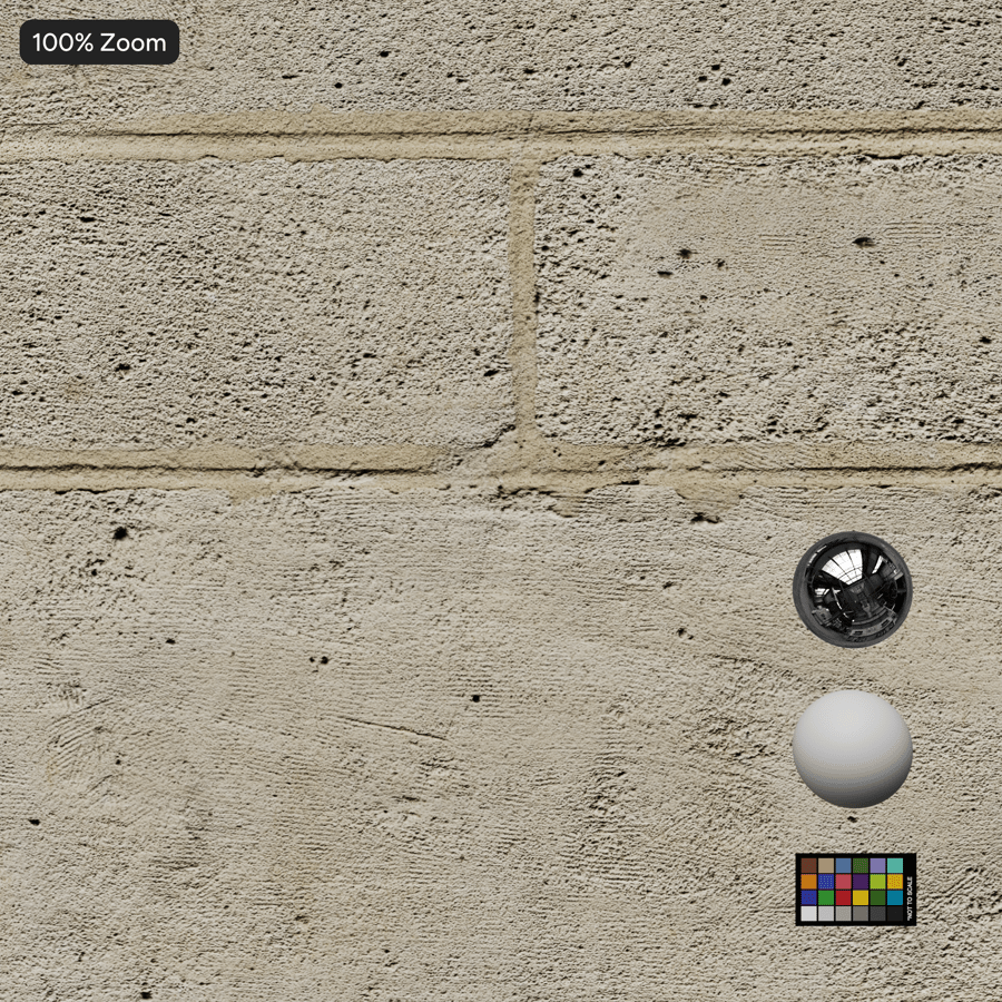 English Bond Travertine Stone Wall Texture