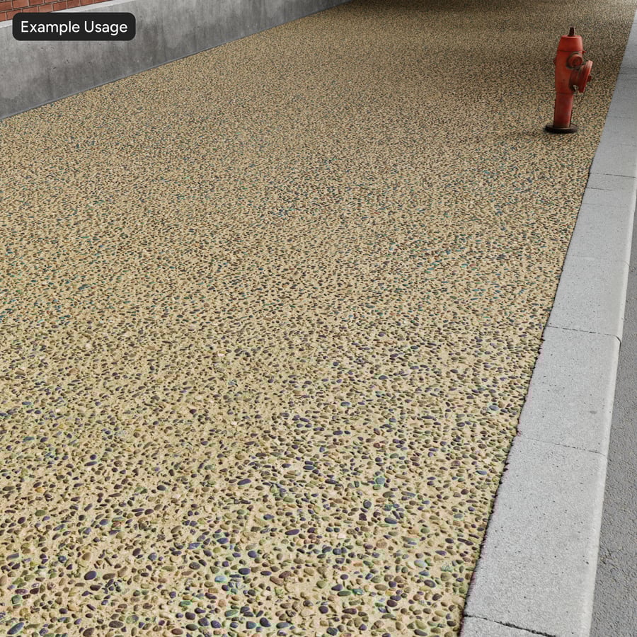 Aggregate Paver Texture, Yellow