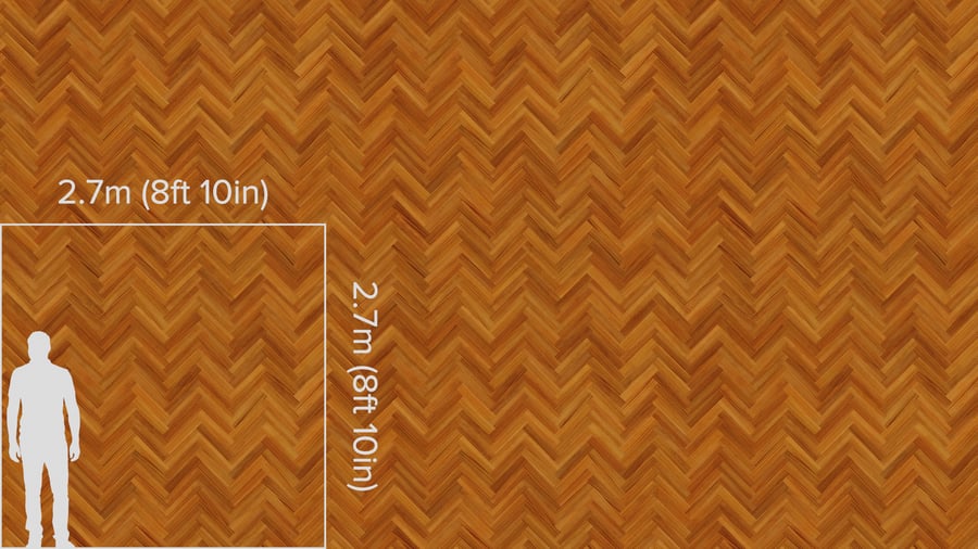 Natural Herringbone Pattern Teak Wood Flooring Texture