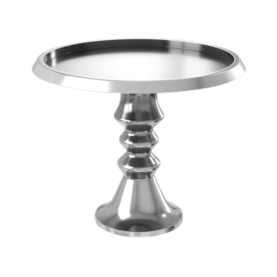 Cake Platter Model, Silver