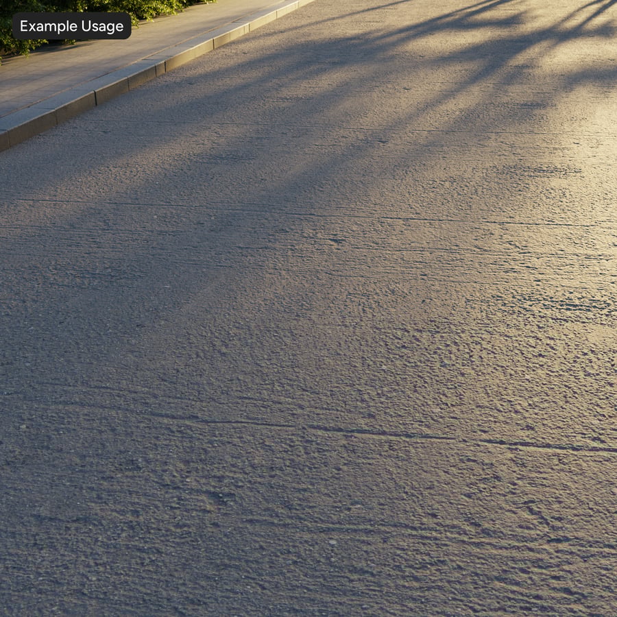 Textuur van ruwe betonwegen