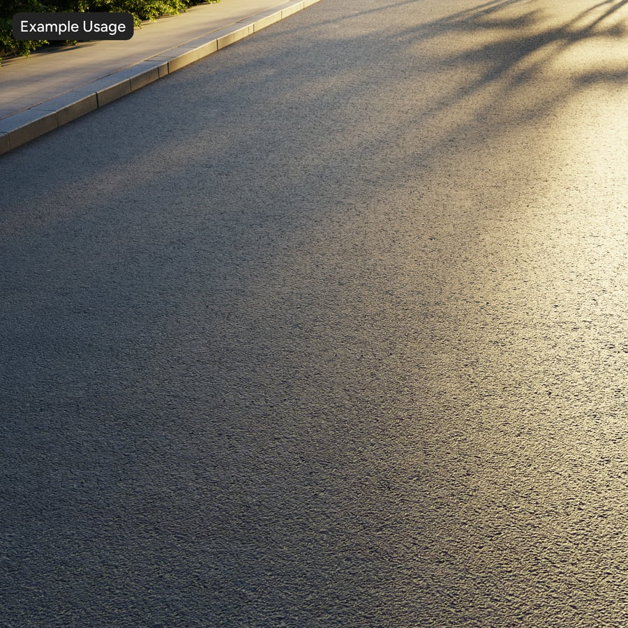 Worn Glossy Asphalt Texture, Brown