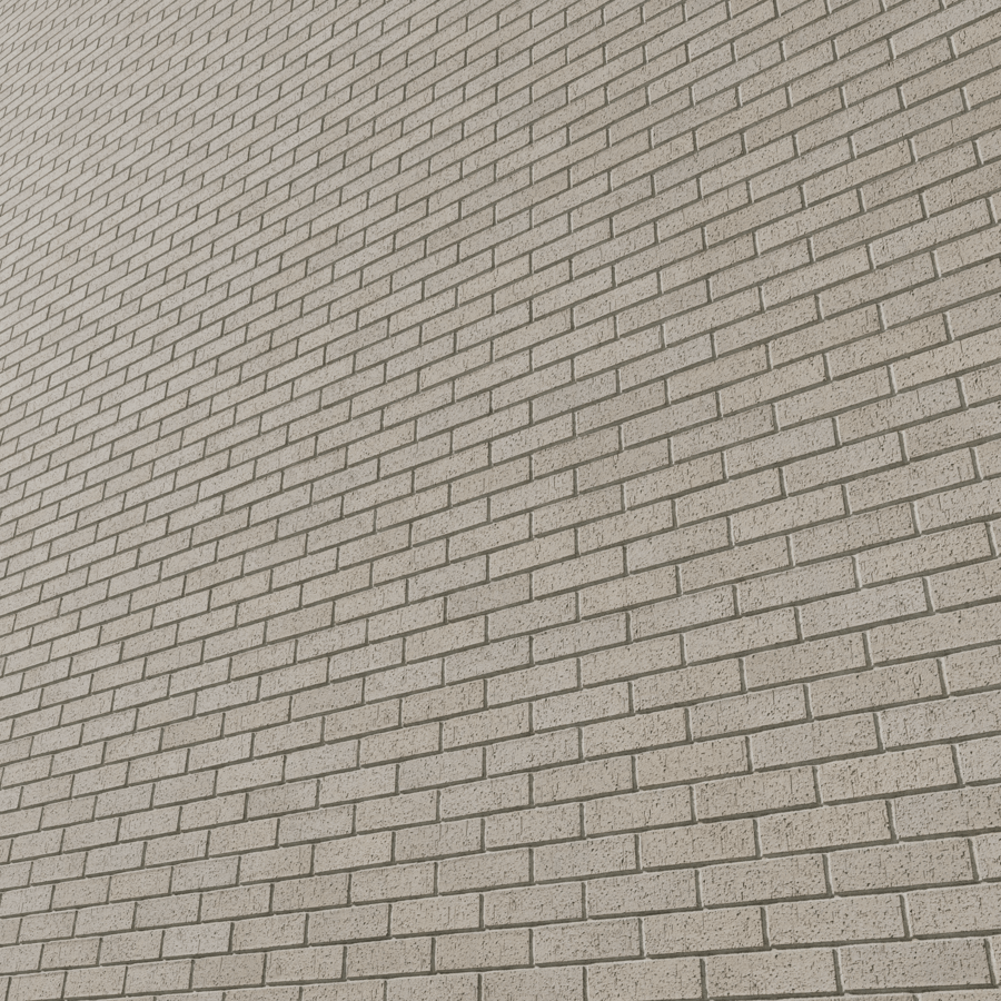 Running Bond Dragfaced Brick Texture, Grey