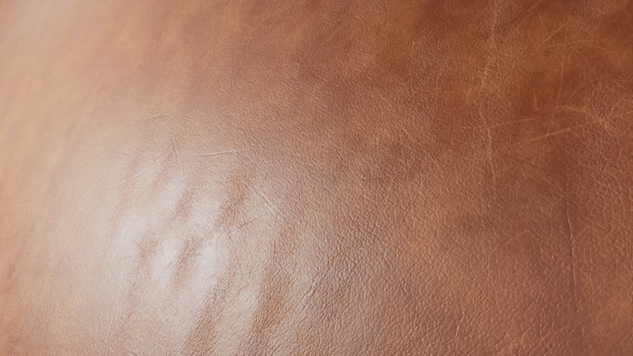 Textura de couro vintage patinado, castanho quente