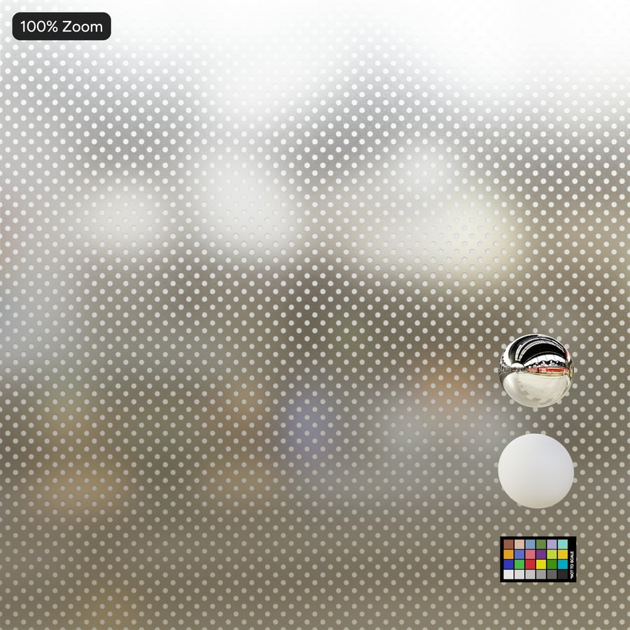 Obscure Perforated Glass Texture