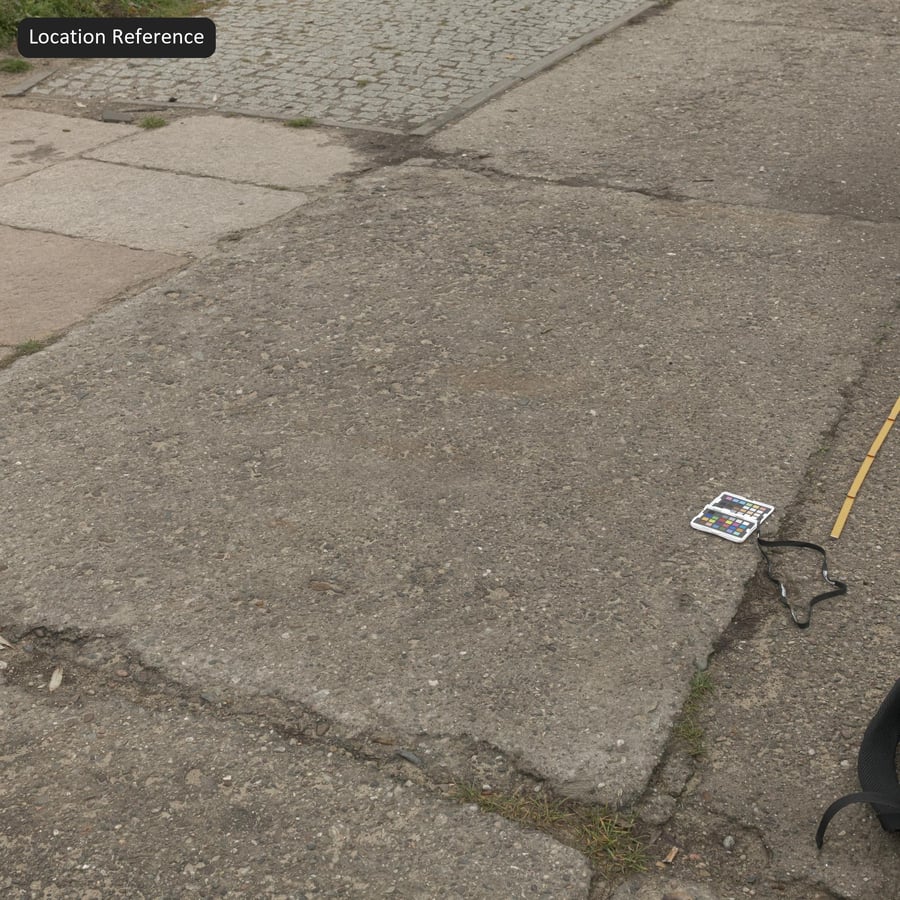 Eroded Aggregate Asphalt Texture