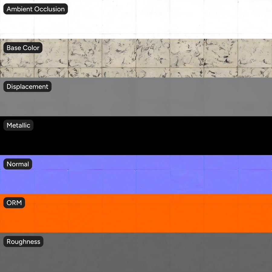 무늬가 있는 사각 세라믹 무광 타일 질감, 베이지