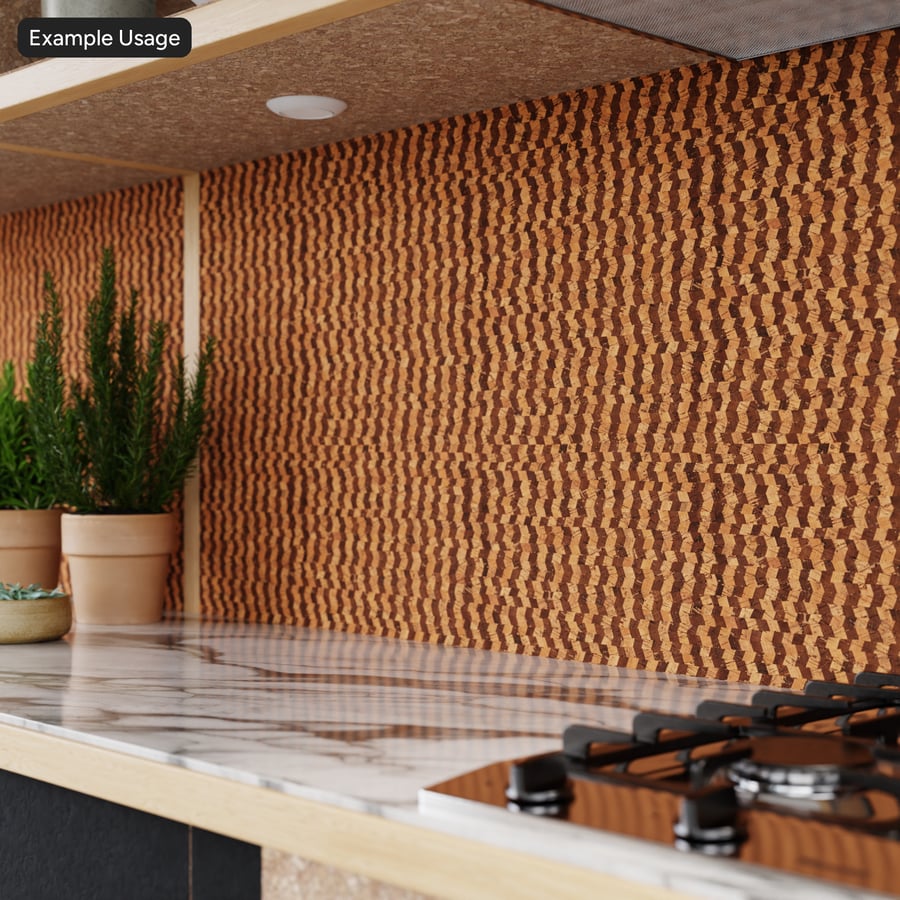 Textura têxtil em cortiça Chevron
