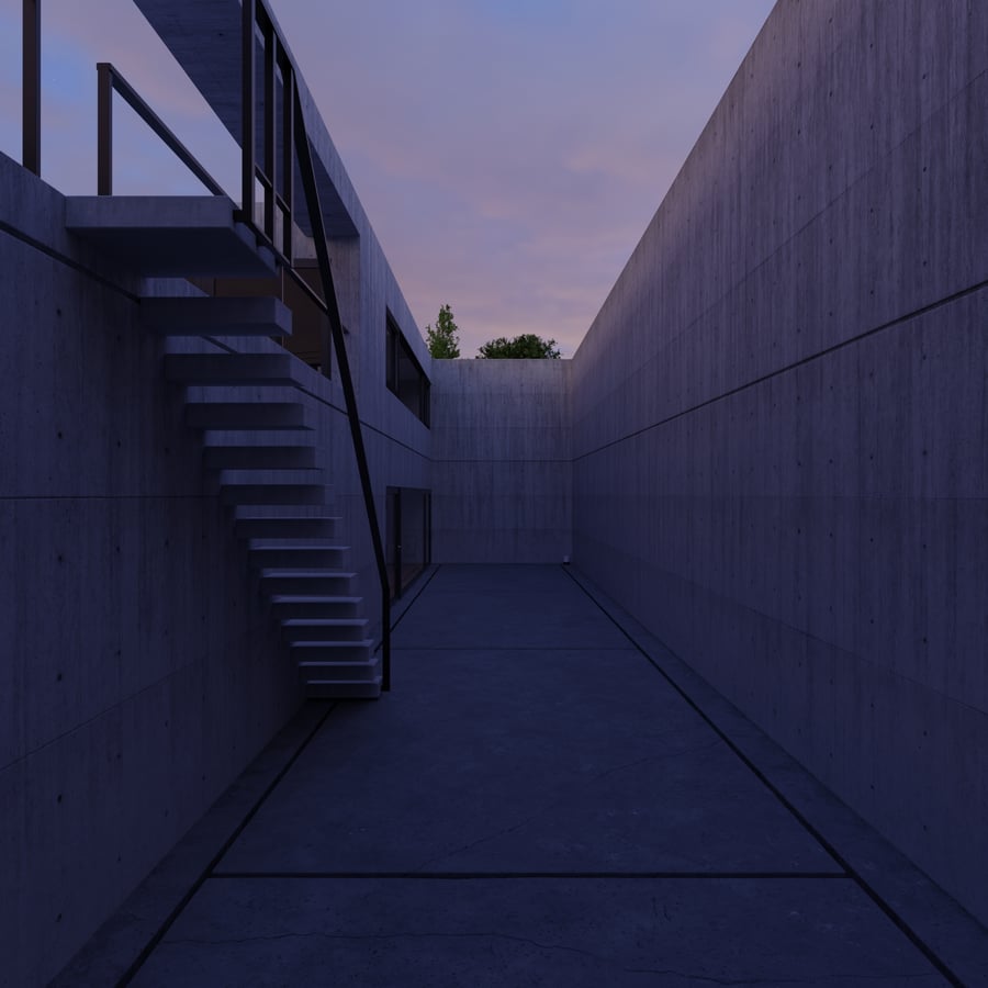 Cloudy Sunset Sky Outdoor HDRI