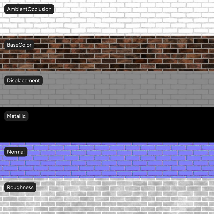 Ομαλή λειτουργία Bond Brick Wall Texture, πολύχρωμο