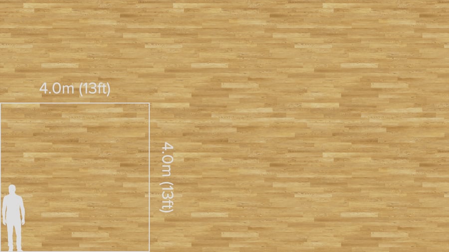 Distinct Grain Thin Plank Parisian Oak Wood Flooring Texture