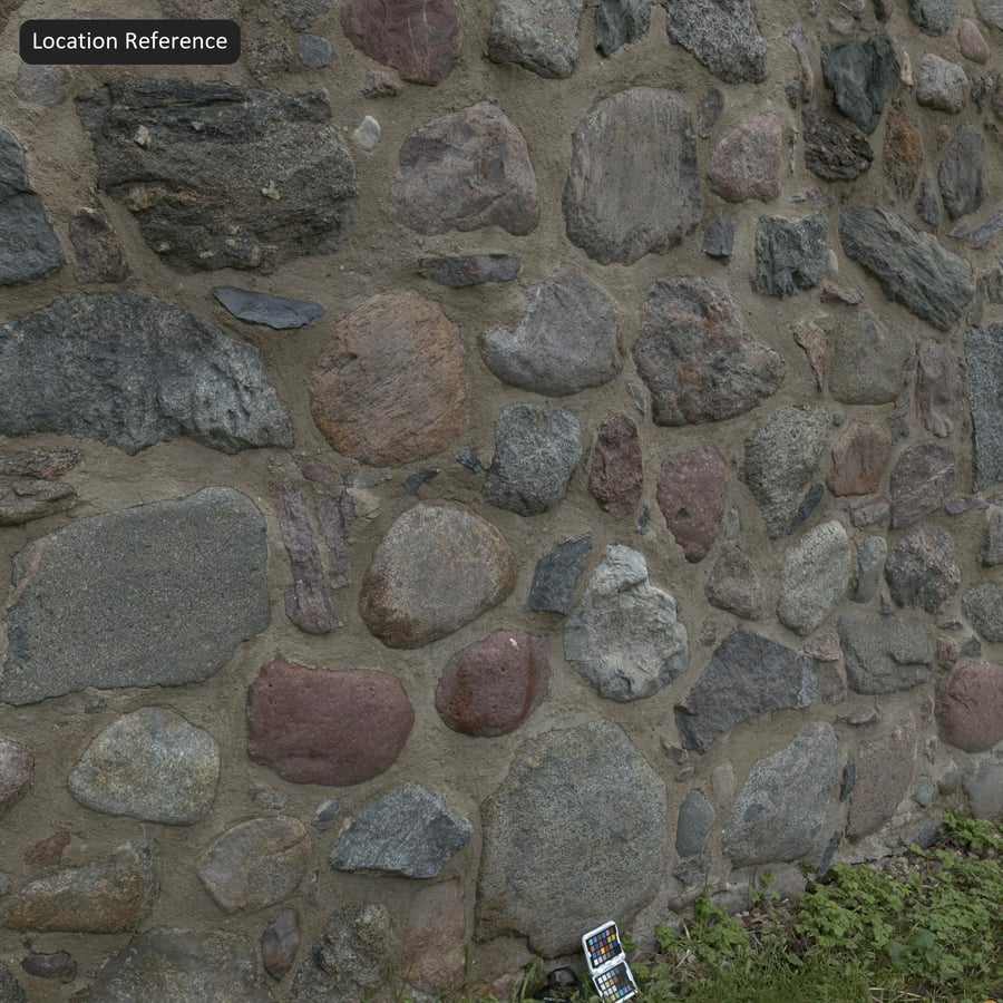 Rustik stenmursstruktur av rubbelsten