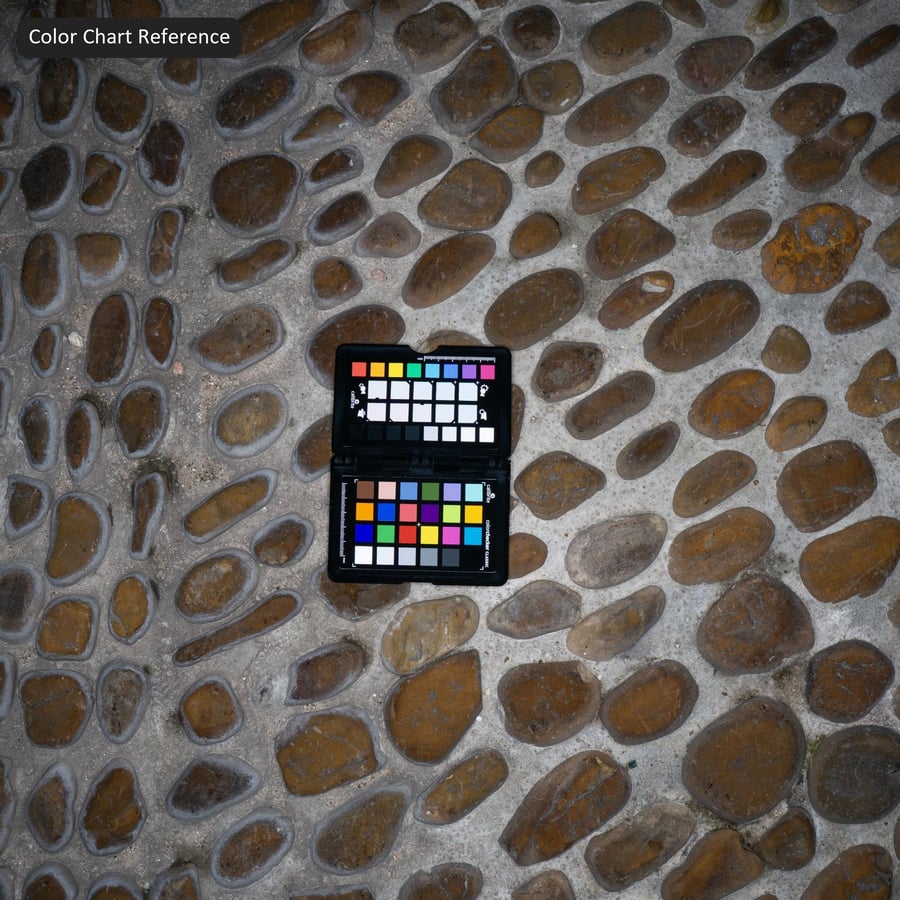 Cobblestone and Granite Sidewalk Texture