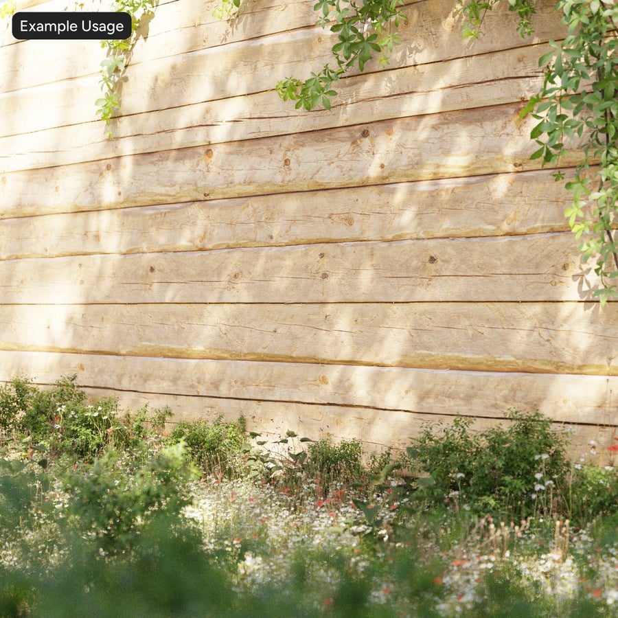 Rough Hewn Wood Wall Texture, Honeywood