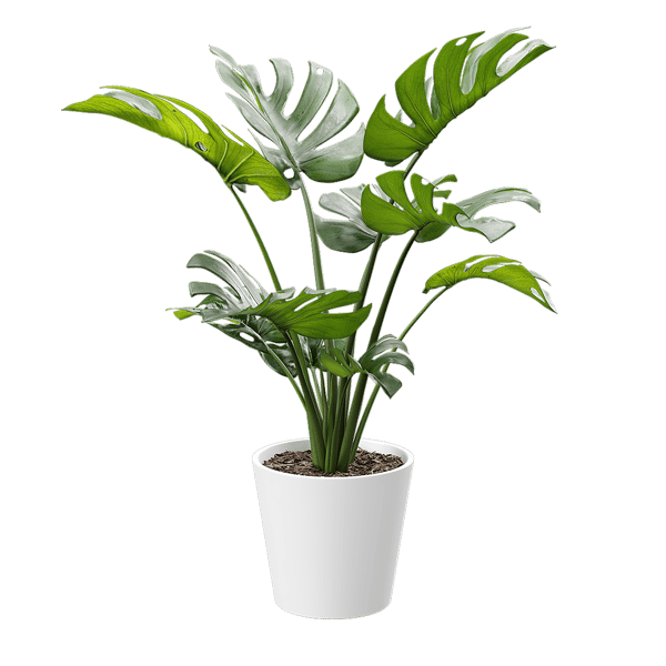 Monstera Deliciosa Pflanze Topfpflanze Modell