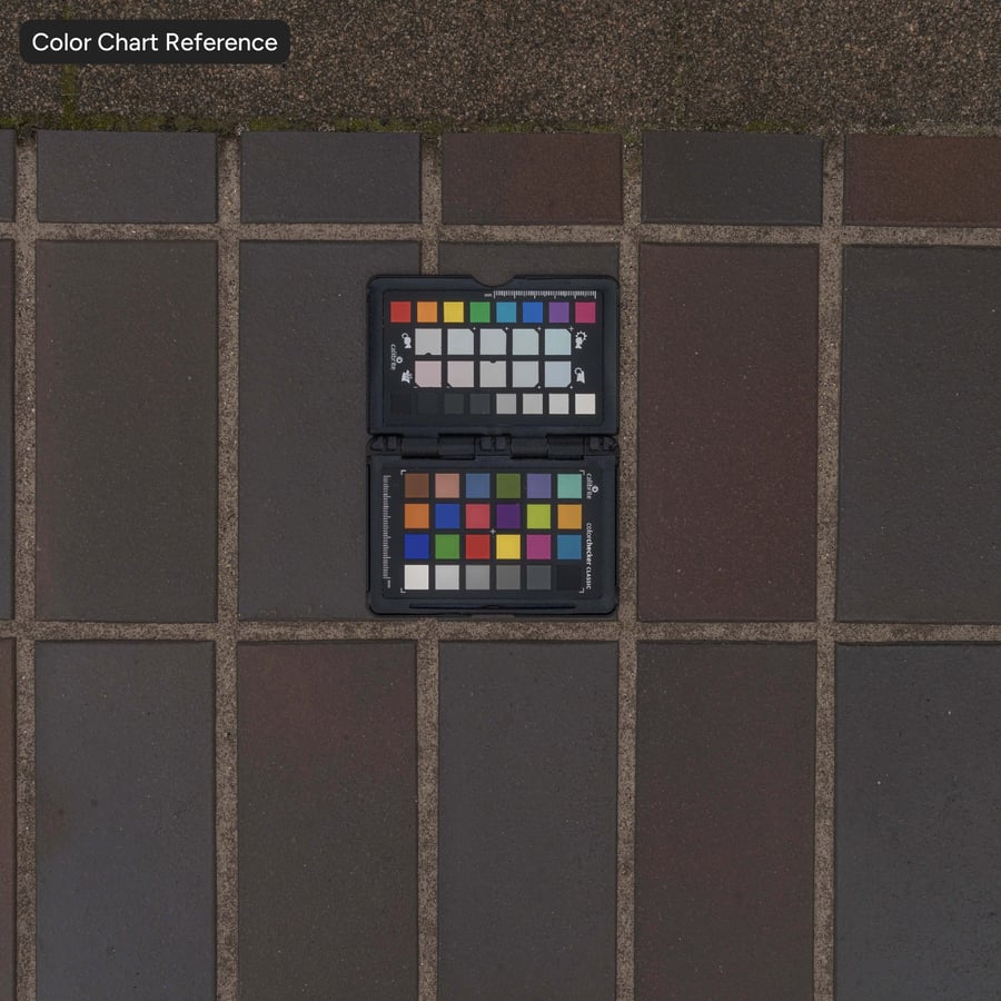 长方形哑光石纹砖，棕色