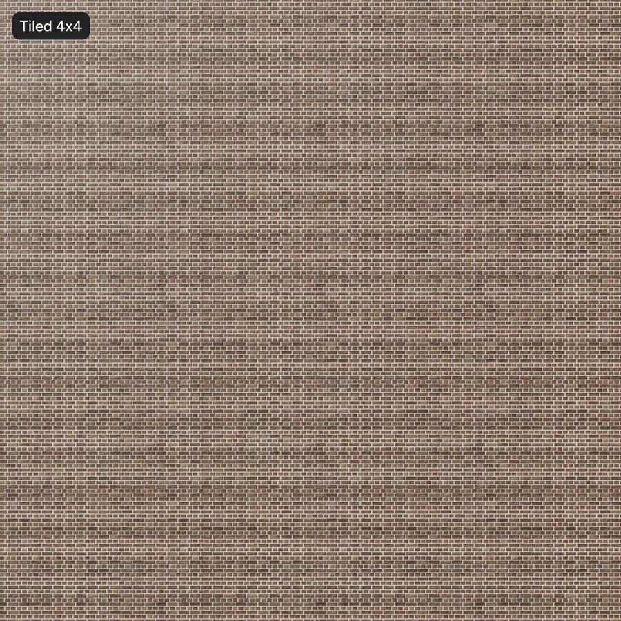 Rusticated English Bond Brick Wall Texture, Brown