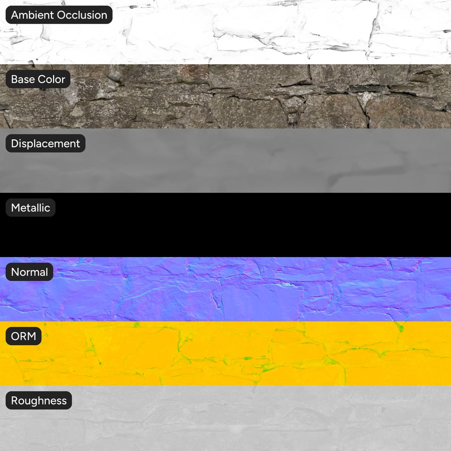 Moldy Masonry Stone Wall Texture