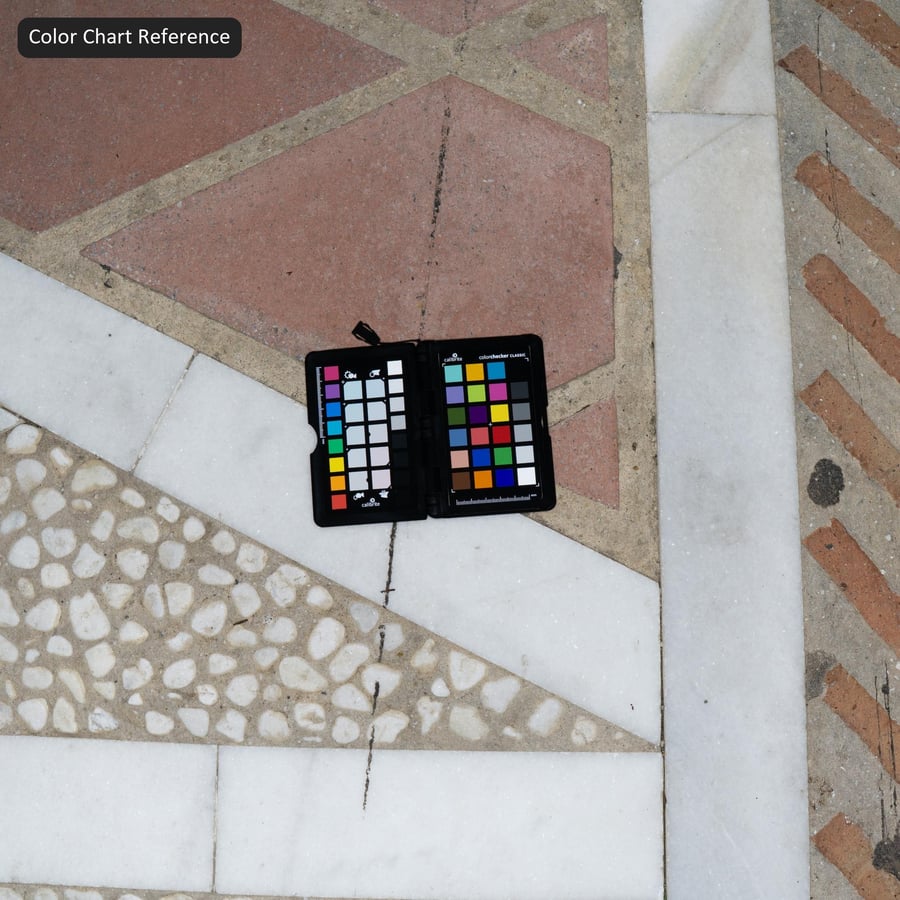 裝飾石鋪路面紋理，紅色