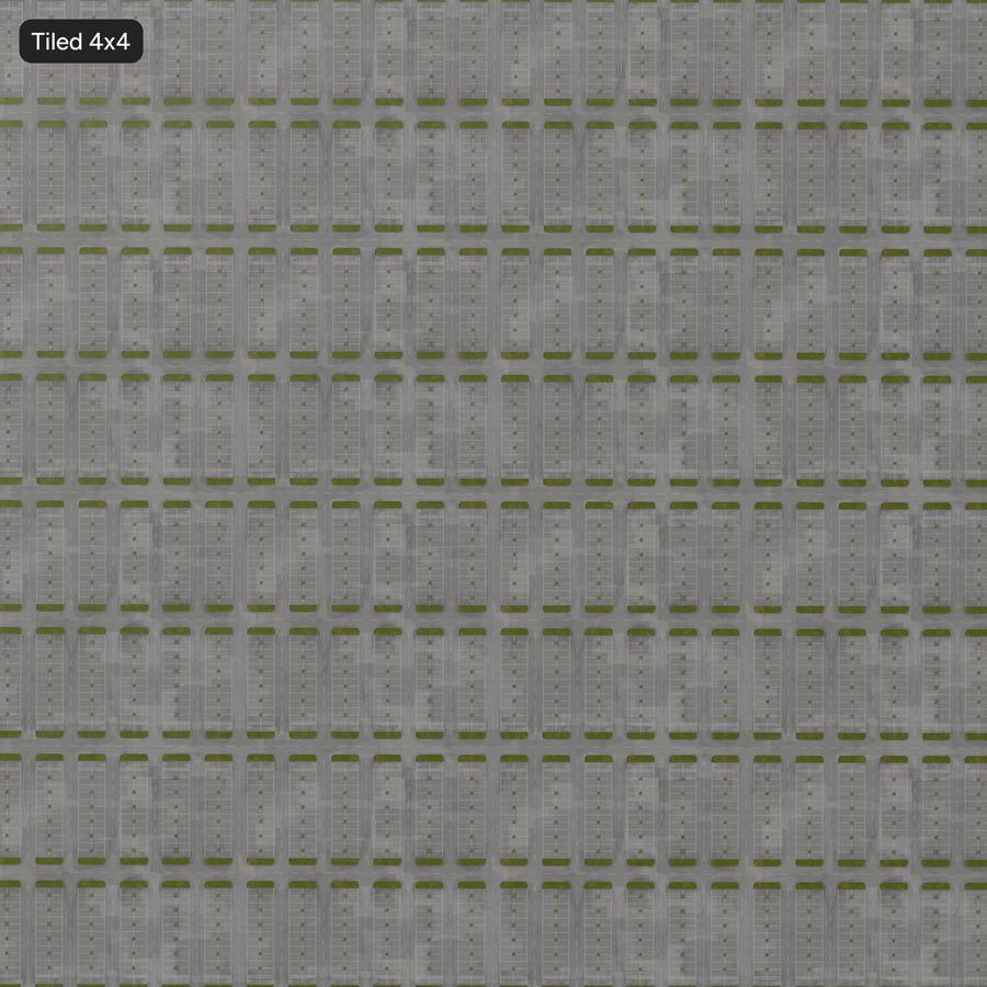 草が生えたパーキングエリアのアスファルトテクスチャ