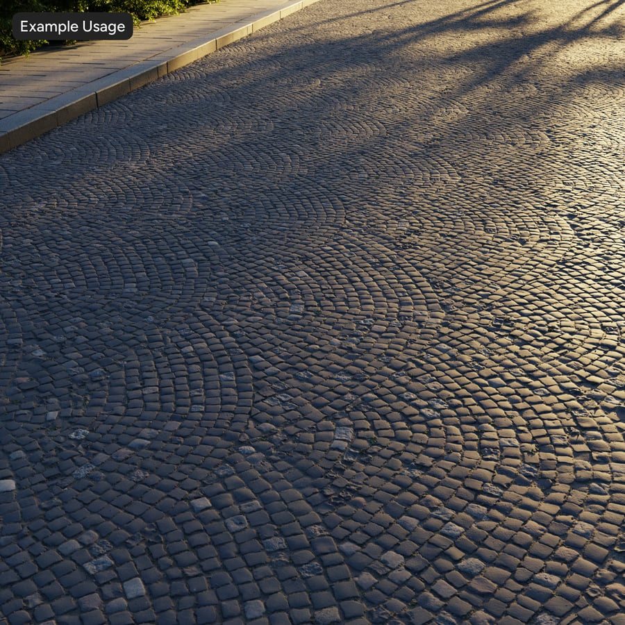 Textura de piso de paralelepípedos danificado