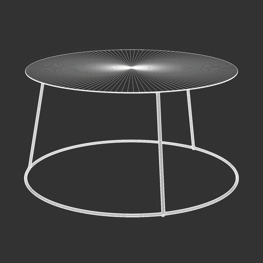 Réplica da Mesa de Centro Heerenhuis Rapture, Preta